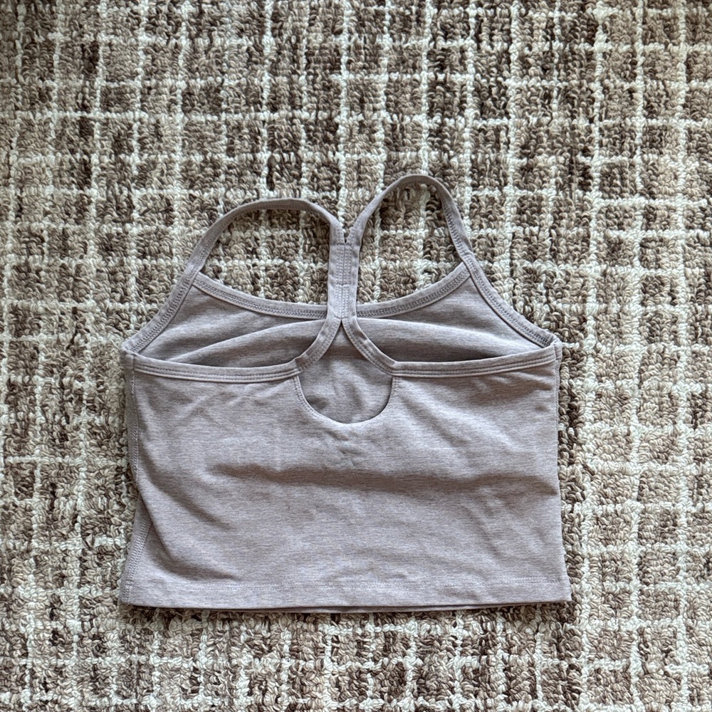 Spacedye Slim Racerback Cropped Tank - Picture 6 of 6